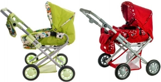 Puppenwagen Magda, 3-in-1-Kombination, 2 Farben