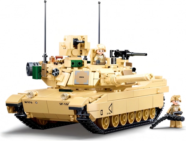 Sluban ModelBricks Kampfpanzermodell M1A2 Abrams Bausteinset
