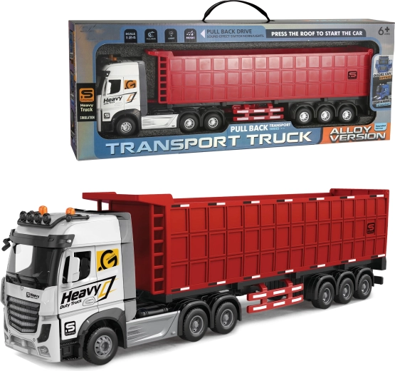 Metall-Lkw 1:24 mit Anhänger und Streufunktion