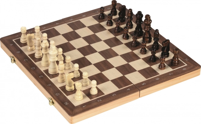Magnetisches Schach- und Dame-Set aus Holz 2-in-1 GOKI