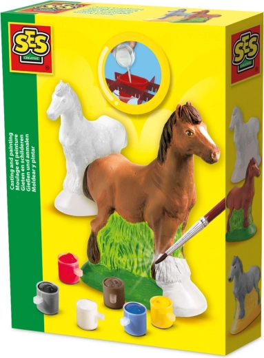 Gips-Kreativset Pferd