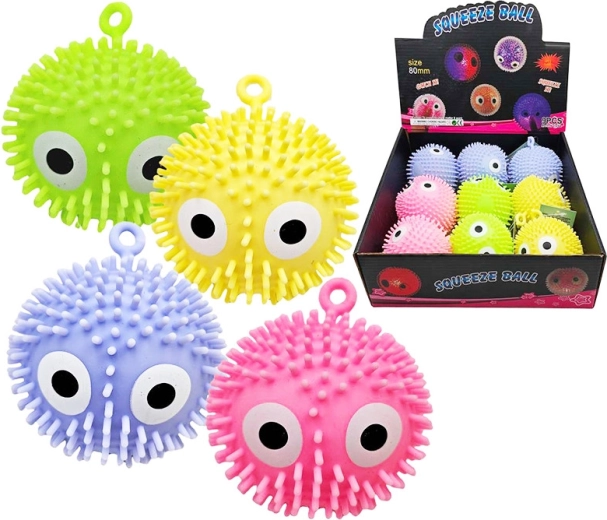 Quetschbarer Anti-Stress-Ball mit Augen