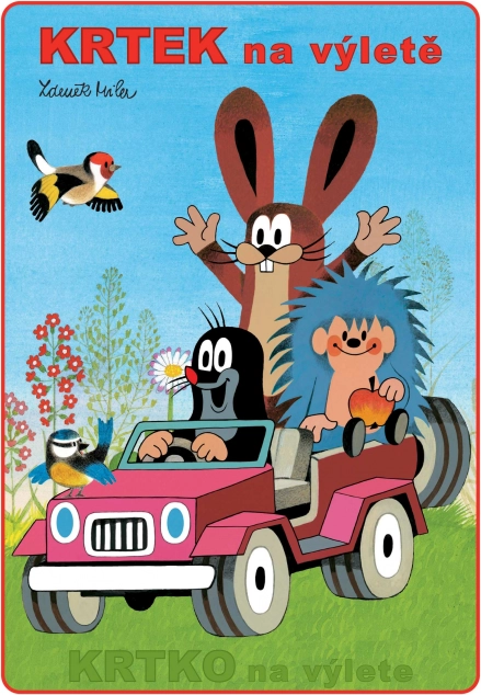 Malbuch A5 Der kleine Maulwurf auf Ausflug