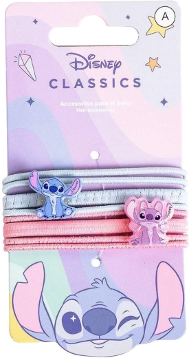 Set Haar-Gummibänder Disney Lilo & Stitch (Stitch) – 8 Stk.