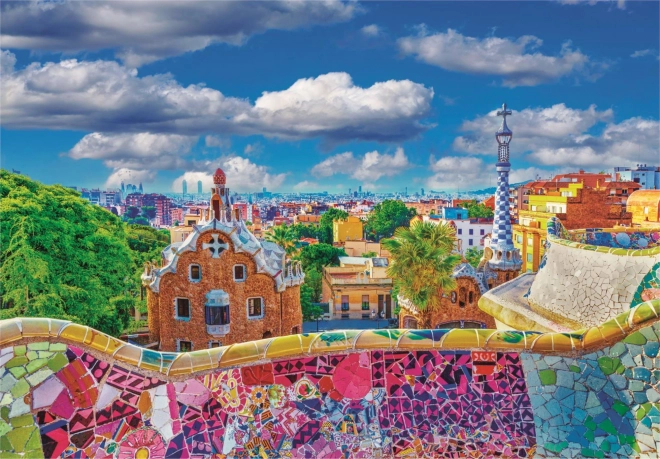 Puzzle 1000 Teile Park Güell Barcelona