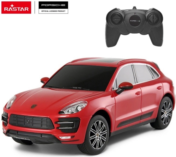 Rastar Porsche Macan Turbo RC-Auto mit Fernsteuerung 1:24 rot