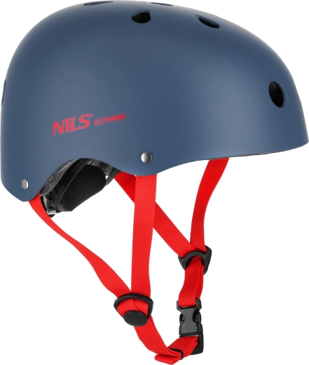 Helm NILS Extreme Pro zum Skaten und Radfahren, blau – S (52–56 cm)