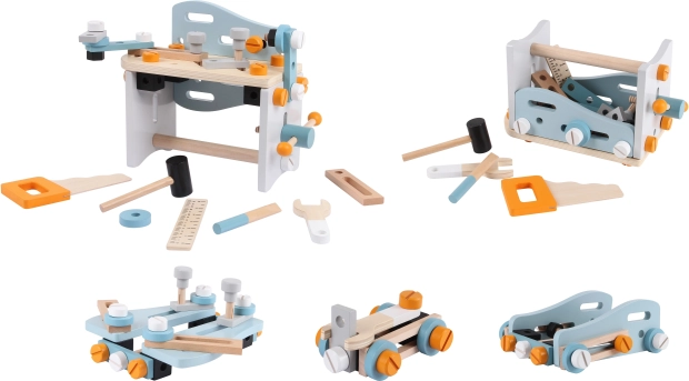Holzbaukasten für Kinder ECOTOYS