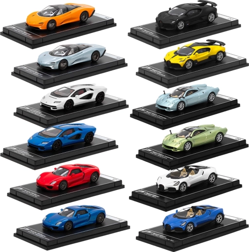 Metallkollektion von Hypercars – 12 Modelle