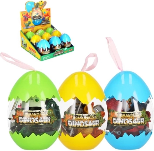 Zusammenklappbarer Dinosaurier im Ei - 1 Stück