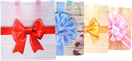 Geschenktasche mit Schleifenmotiv
