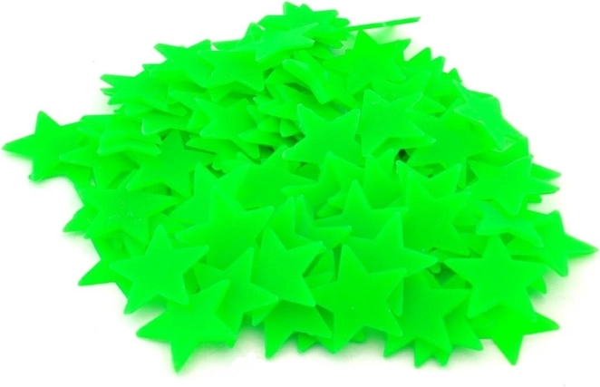 Fluoreszierende Sterne 100 Stk