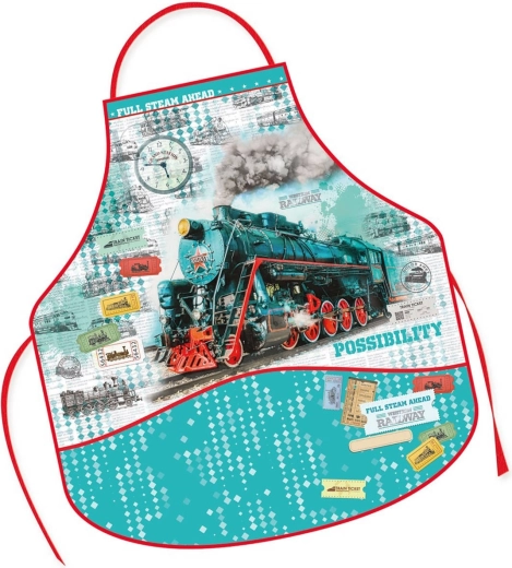 Kinder-Schulschürze Train (Zug) – 1 Stück