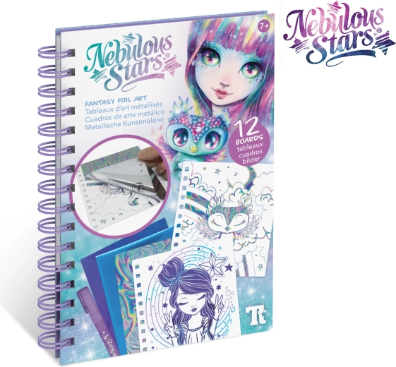 Nebulous Stars Fantasie-Basteln mit Folie – Set kreativer Bilder