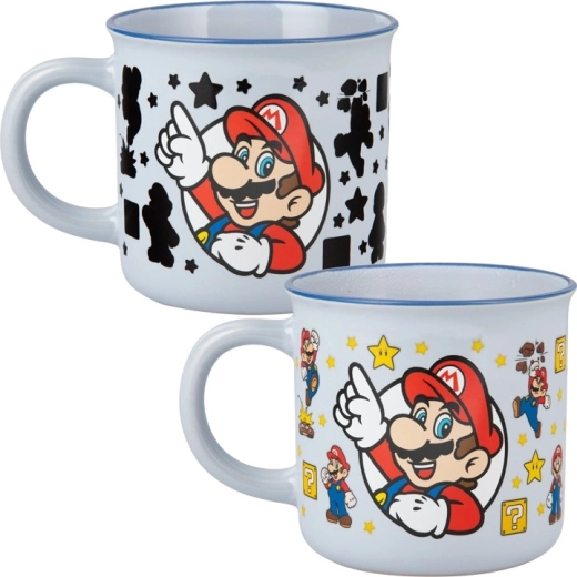 Nintendo Super Mario Keramik-Überraschungstasse mit Motivwechsel (Mario)