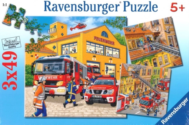 Ravensburger Puzzle Feuerwehr 3x49 Teile