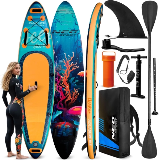 Aufblasbares Paddleboard Aquasurf 10'6 mit Zubehör