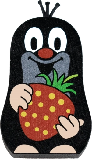 Detoa Magnet Krtek mit Erdbeere