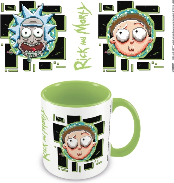 Becher Rick und Morty Pixel Breakout 315 ml