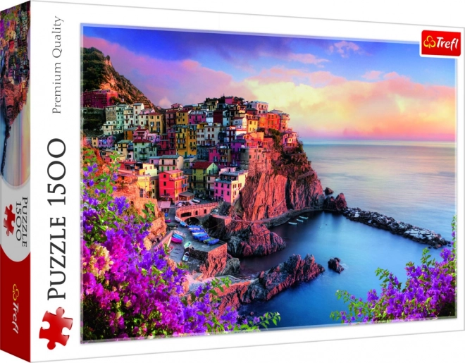 Puzzle – Ausblick auf das Städtchen Manarola, Italien – 1500 Teile TREFL