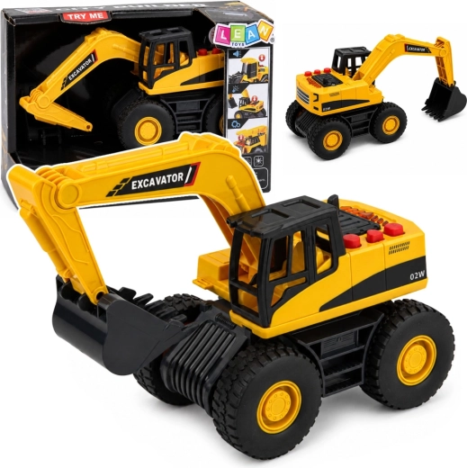 Bau-Bagger mit Licht und Sound 20 cm (1:32) - 1 Stück