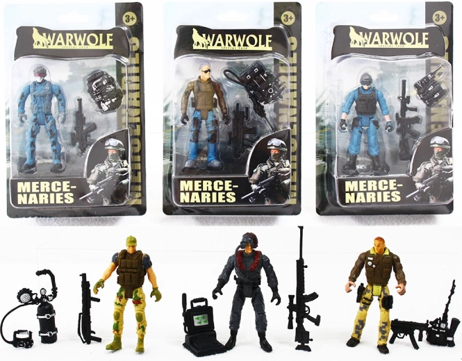 Actionfigur Soldat 10 cm, Serie 2 (mehrere Ausführungen)