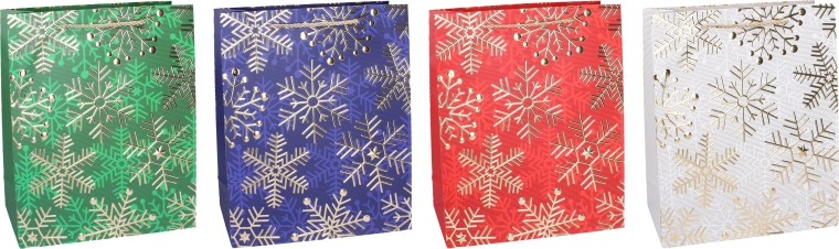 Weihnachtliche Geschenktüte S 18 × 23 × 8 cm – 1 Stück