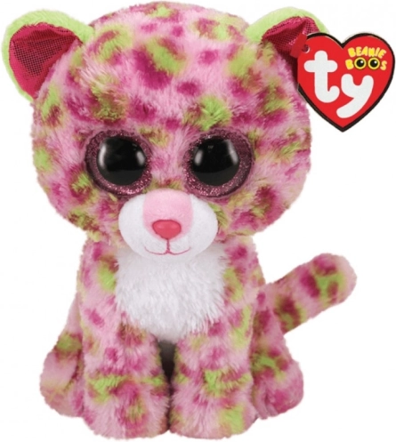 TY Beanie Boos Maskottchen rosa Leopard 15 cm