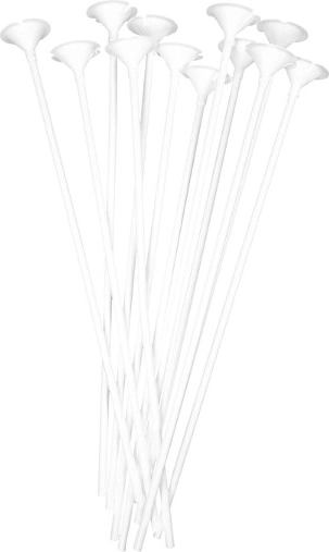 Papierstäbe für Luftballons, 18 Stk.