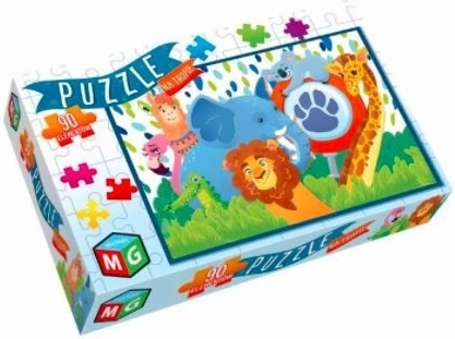 Puzzle Auf der Spur 90 Teile Multigra