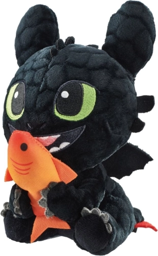 Dragons – Plüsch-Ohnezahn (Bezzubka) lächelnd 18 cm - 1 Stück