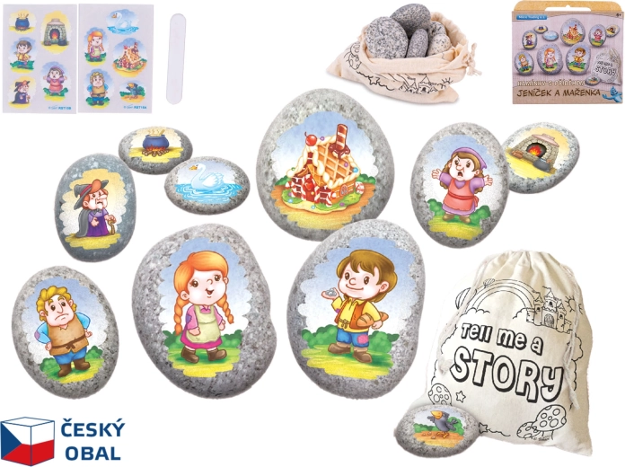 Kreativset Steine Hänsel und Gretel