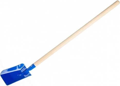 Kinderschaufel mit Holzstiel 80 cm – Blau
