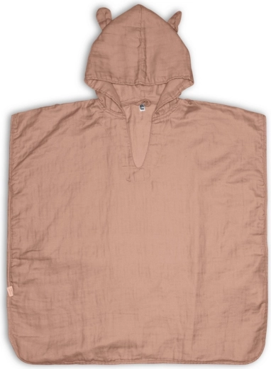 Nuuuroo Flor Musselin-Poncho Rose Dust (3–4 Jahre)