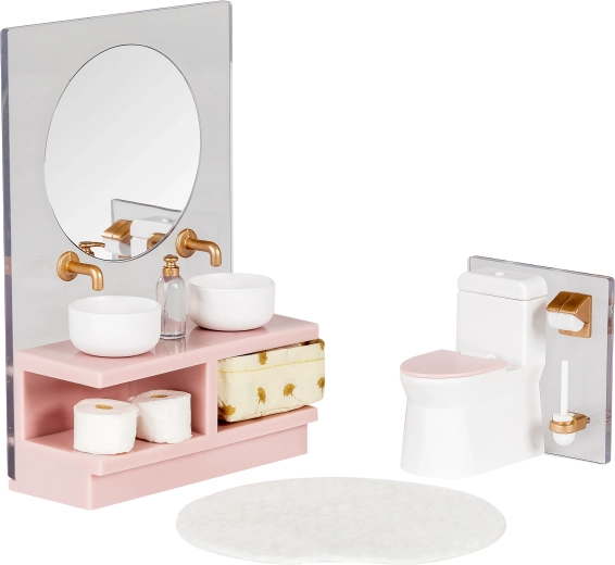 Badezimmermöbel für das Lundby-Puppenhaus