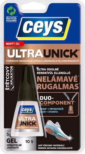 Sekundenkleber ULTRAUNICK Gel mit Pinsel 5 g