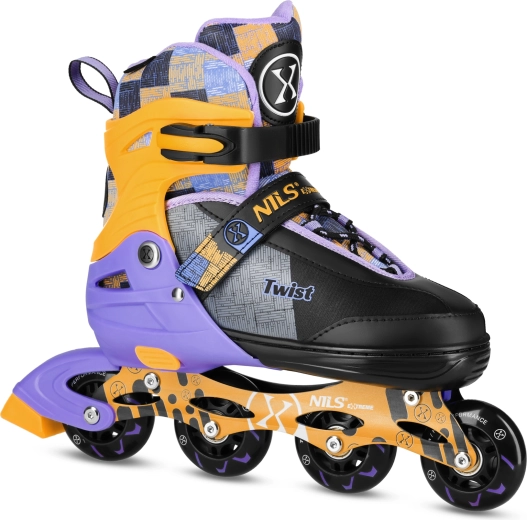 Inlineskates NILS Extreme NA13810 gelb – S (31–34)