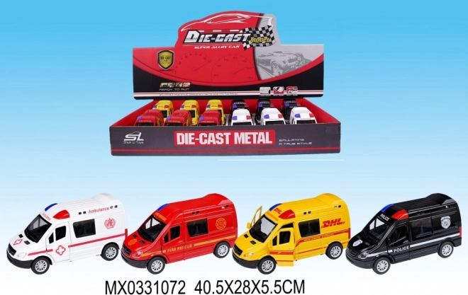 Rettungsfahrzeug mit Aufziehmotor