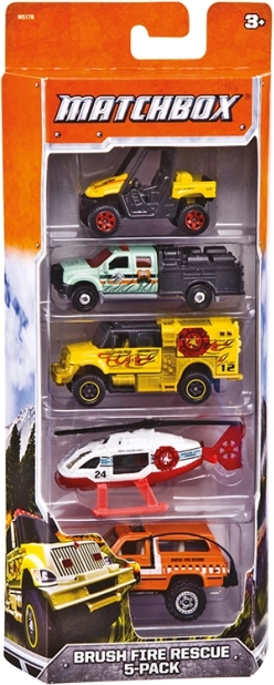 Set 5 Fahrzeuge Angličák Matchbox