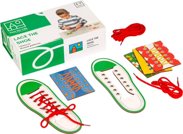 Toys for Life Schnürübungsset – Schnürschuhe