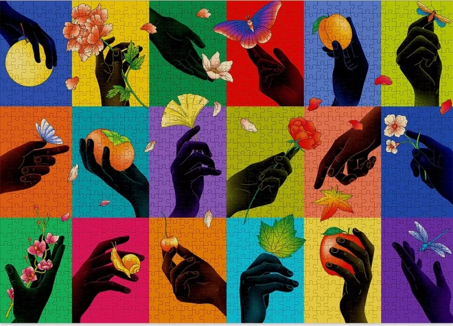 Puzzle CLOUDBERRIES Hands 1000 Teile