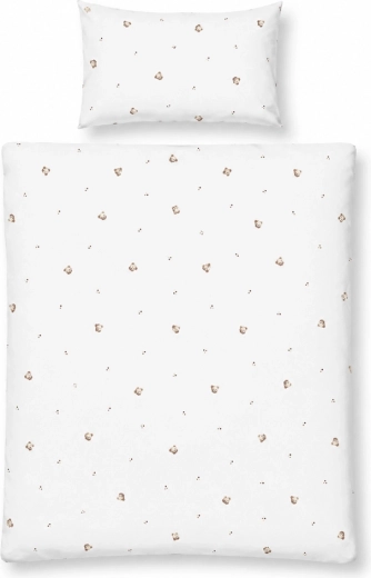 Babymatex wasserdichte Jersey-Bettwäsche fürs Kinderbett Bärchen 100 × 135 cm, 40 × 60 cm