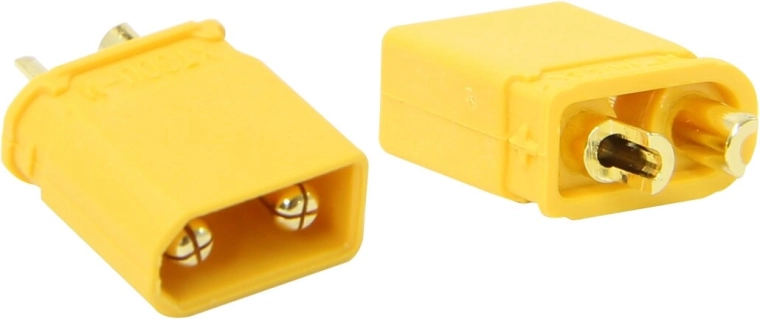 JAMARA Hochstromstecker XT30 vergoldet Grip, Paar