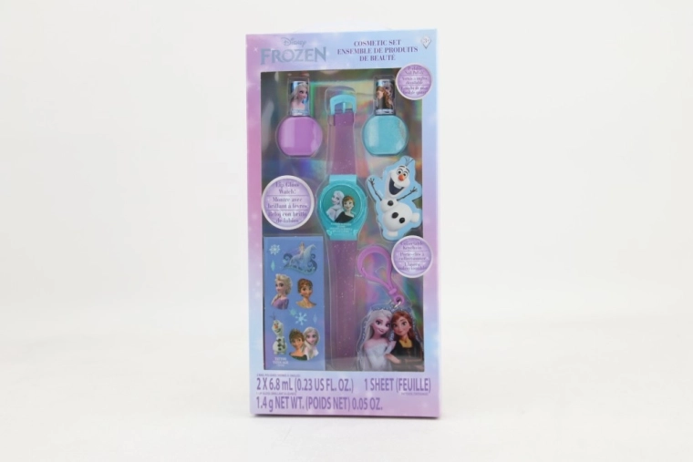 Kosmetikset mit Lippenstift und Nagellacken FROZEN