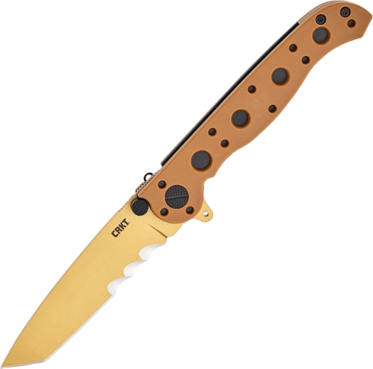 CRKT M16 Klappmesser, desert tan, mit Veff Serrations