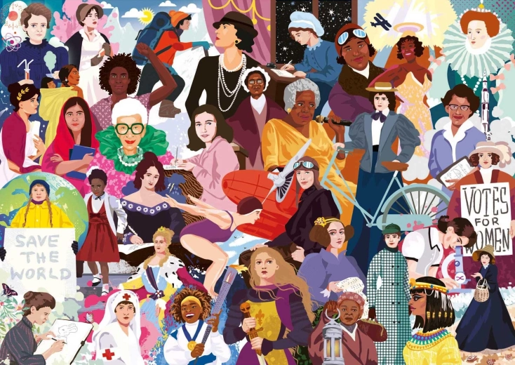 Puzzle Ikonische Frauen 1000 Teile EDUCA