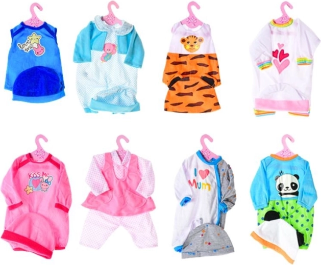 Puppenkleidung für Babys 38–40 cm – 8 Varianten
