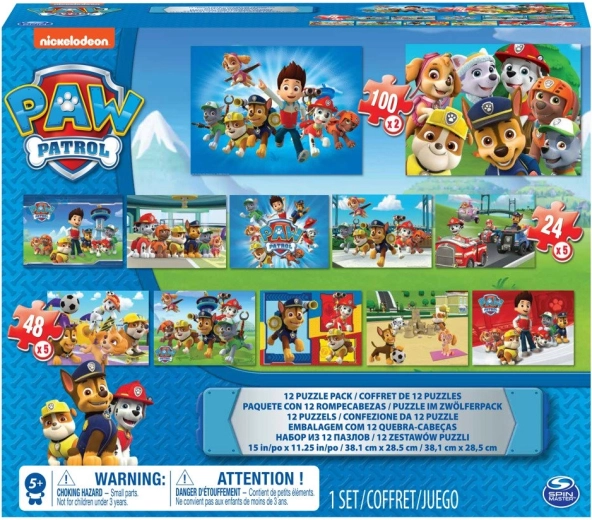Paw Patrol große Puzzles – 12 Stück