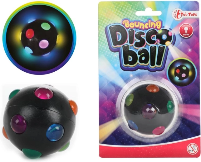 Leuchtender Hüpfball Disco 6 cm