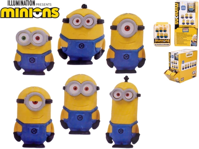 Minions Radiergummi – Sammlerfiguren-Set, 30 Stk.